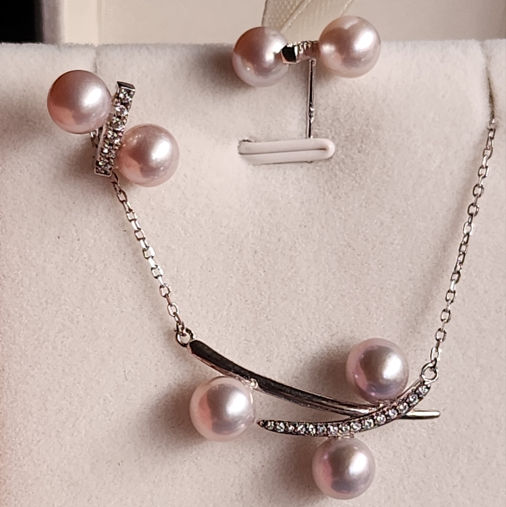 Freshwater Pearl Set in Silver S925